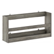 Pemberly Row Multipurpose Wall Mounting Storage Shelf in French Oak