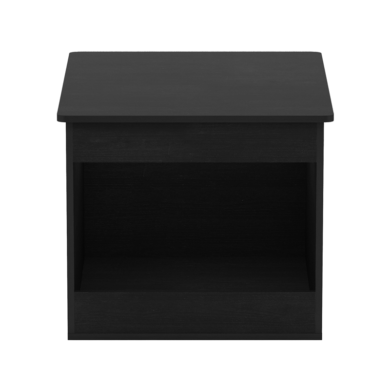 Pemberly Row Contemporary Top Opening Litter Box Enclosure in Americano