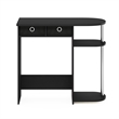 Pemberly Row Laptop/Notebook/Computer Desk/Table in Americano/Chrome