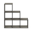 Pemberly Row Cubic Storage Cabinet in 3-2-1 in French Oak/Black