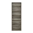 Pemberly Row Free Standing 6-Tier Open Storage Bookcase French Oak
