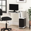 Pemberly Row Laptop/Notebook/Computer Desk in Stainless Steel Tubes