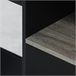 Pemberly Row Wood Laptop/Notebook/Computer Desk in Oak Gray/Black