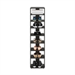 Pemberly Row 9-Tier Vertical Free Standing Shoe Tower in Shoe Rack Espresso