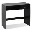 Pemberly Row Engineered Wood Computer/Study Desk with Drawer in Espresso