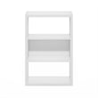 Pemberly Row 3-Tier Open Shelf Bookcase in Bookshelf in White