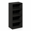 Pemberly Row 4-Tier Open Shelf Bookcase 11x17x35-inches in Espresso