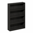 Pemberly Row 4-Tier Open Shelf Bookcase 6x24x35-inches in Espresso