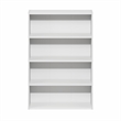 Pemberly Row 4-Tier Open Shelf Bookcase 6x24x35-inches in White