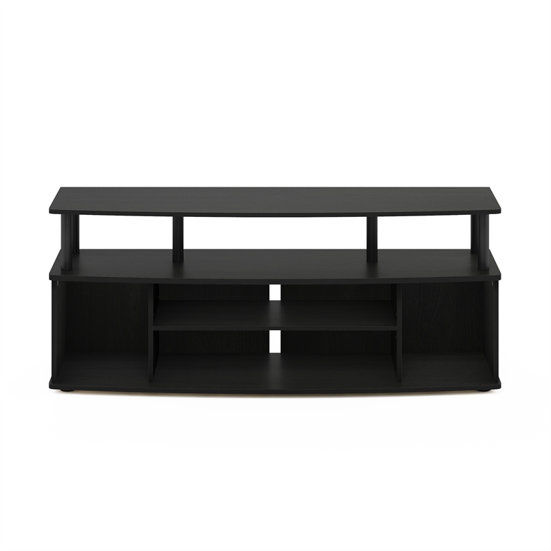 Pemberly Row Large Entertainment Center Hold up to 55-IN TV in Blackwood