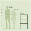 Pemberly Row Turn-N-Tube 4-Tier Shelf Display Rack in Blonde Maple