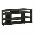 Pemberly Row Contemporary Corner TV Stand TV up to 55 Inches in Espresso