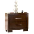 Pemberly Row Set of 2 Wood 2-Drawer Nightstand & 6-Drawer Dresser in Cappuccino