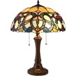 Pemberly Row Dark Bronze 2 Light Victorian Table Lamp 16