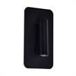 Pemberly Row Contemporary Metal LED Integrated Fixture Sconce in Black