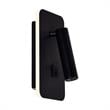 Pemberly Row Contemporary Metal LED Integrated Fixture Sconce in Black