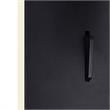 Pemberly Row Contemporary Metal LED Integrated Fixture Sconce in Black