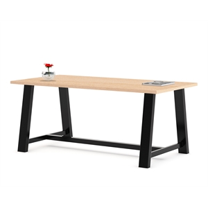 Pemberly Row 3.5 x 6 FT Conference Table in Maple - Standard Height