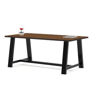 Pemberly Row 3.5 x 6 FT Conference Table in Walnut - Standard Height
