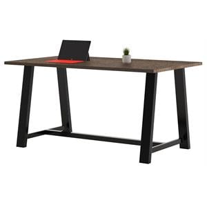 Pemberly Row 3.5 x 6 FT Conference Table in Studio Teak - Standard Height