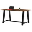 Pemberly Row 3.5 x 6 FT Conference Table in Walnut - Standard Height