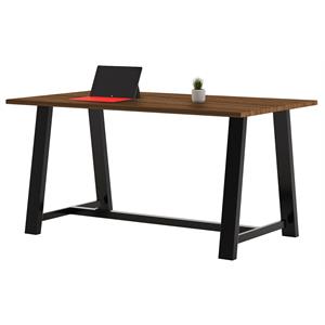 Pemberly Row 3.5 x 6 FT Conference Table in Walnut - Standard Height