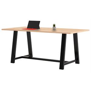 Pemberly Row 3 x 7 FT Conference Table in Maple - Standard Height