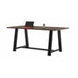 Pemberly Row 3 x 7 FT Conference Table in Studio Teak - Standard Height