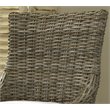 Pemberly Row Modern / Contemporary Wicker Barstool in Kubu Gray