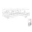 Pemberly Row Transitional Italian Top Grain Leather Sectional