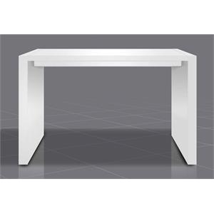 Pemberley Row MDF White Bar Table Rectangular 60&quotx18&quotx40&quot Unassembled