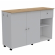 Pemberly Row 2 Piece Kitchen Set in Multi-color Engineered Wood