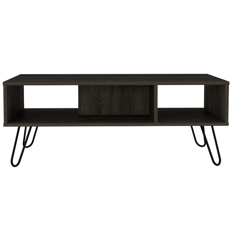Pemberly Row 2 Piece Living Room Set in Brown Engineered Wood