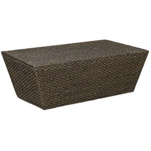 Pemberly Row Rectangle Tapered Transitional Wood Coffee Table in Walnut