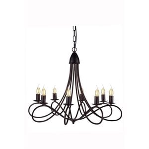 Pemberly Row Contemporary 28&quot 8 Light Chandelier in Dark Bronze