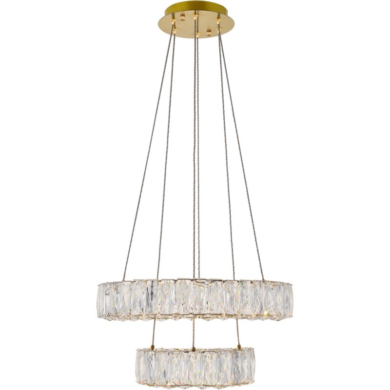 Pemberly Row Contemporary 2 Tier 17.7
