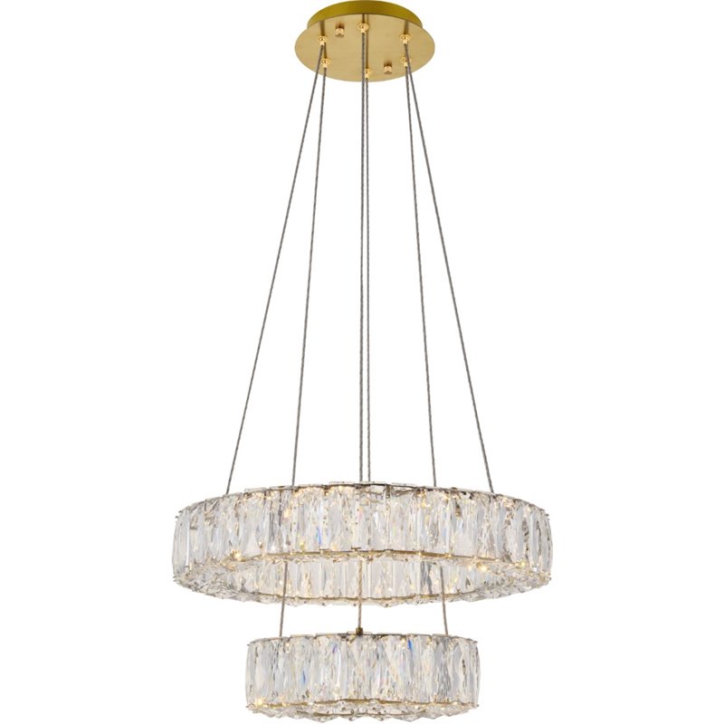 Pemberly Row Contemporary 2 Tier 17.7