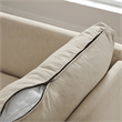 Pemberly Row Modular 4-Piece Storage Sectional Sofa Sandstone Beige Polyester