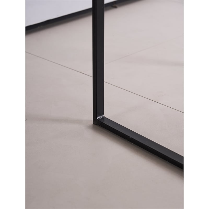 Pemberly Row Contemporary Set of 3 Stackable Barstools in Black
