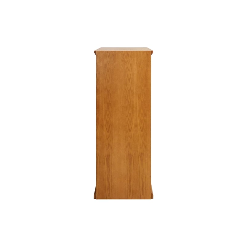 Pemberly Row Transitional 4-Drawers Wood Filing Cabinet in Natural