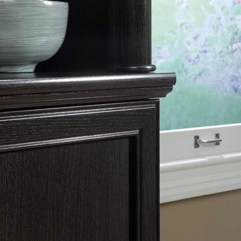 Pemberly Row Set of 3 Executive Desk & Bookcase & Lateral File Cabinet