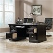 Pemberly Row Set of 3 Executive Desk & Bookcase & Lateral File Cabinet
