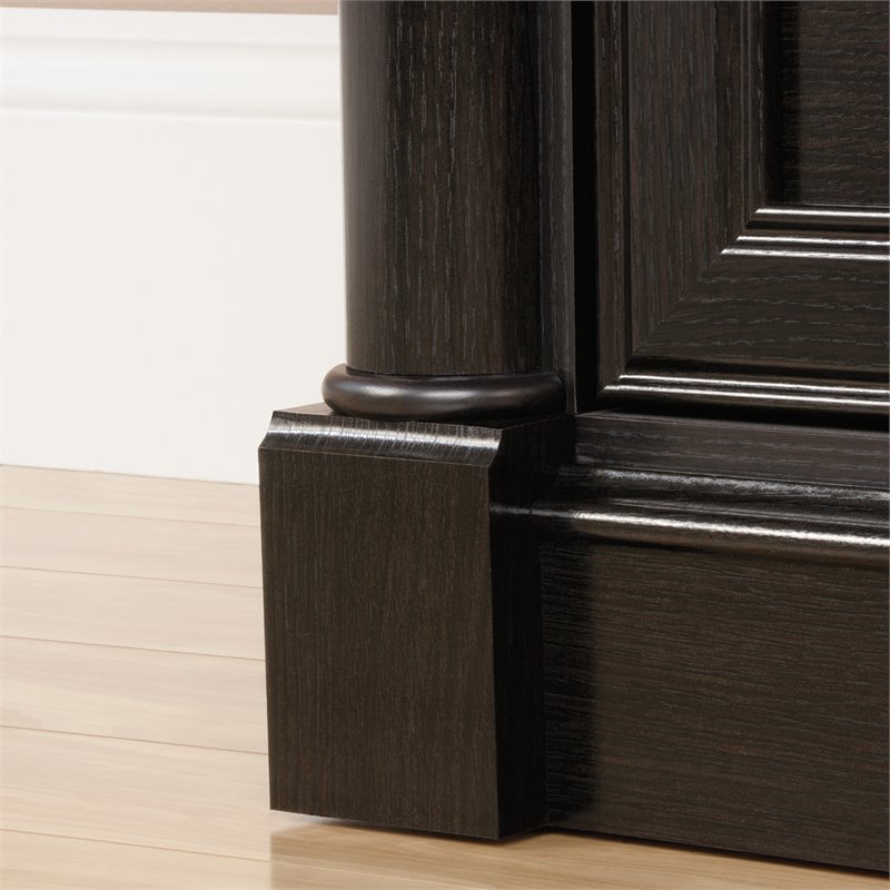 Pemberly Row Set of 3 Executive Desk & Bookcase & Lateral File Cabinet