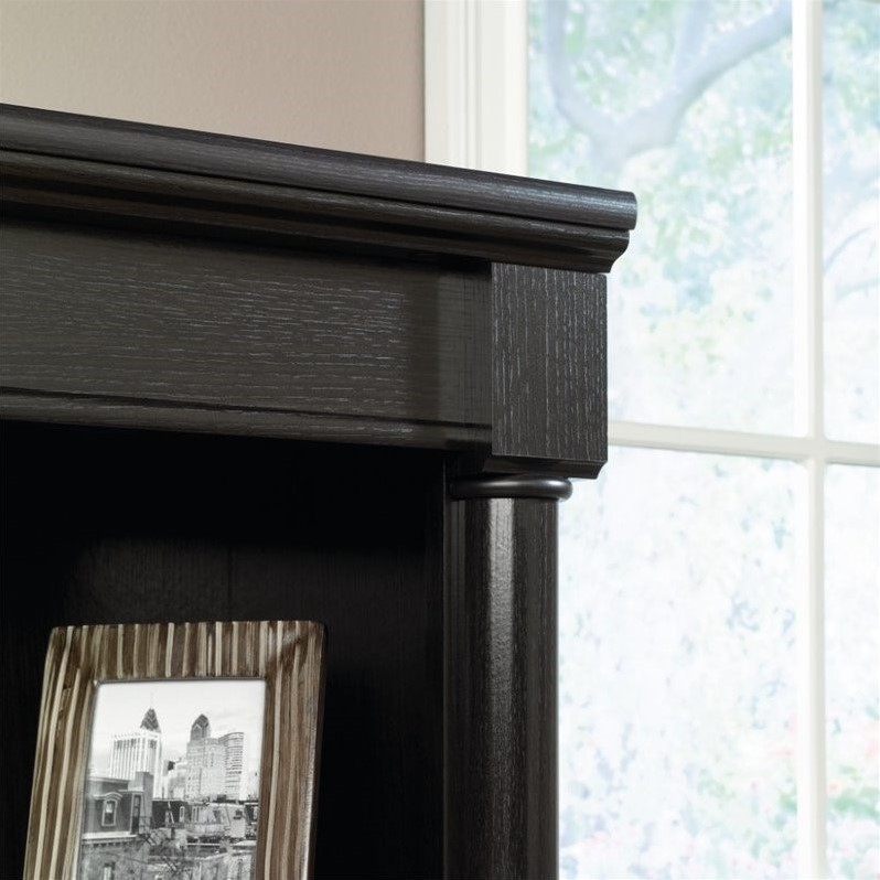 Pemberly Row Set of 3 Executive Desk & Bookcase & Lateral File Cabinet