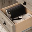 Pemberly Row Set of 3 Split Oak Bookcase & Lateral File Cabinet & Executive Desk
