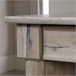 Pemberly Row Set of 3 Split Oak Bookcase & Lateral File Cabinet & Computer Desk