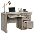 Pemberly Row Set of 2 Wood Lateral File Cabinet & Computer Desk in Split Oak