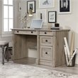 Pemberly Row Set of 2 Wood Lateral File Cabinet & Computer Desk in Split Oak