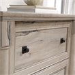 Pemberly Row Set of 2 Wood Lateral File Cabinet & Computer Desk in Split Oak