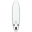 Pemberly Row Inflatable Stand Up Paddleboard Set in Black and White